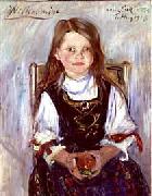 Lovis Corinth Wilhelmine im Trachtenkleid oil on canvas